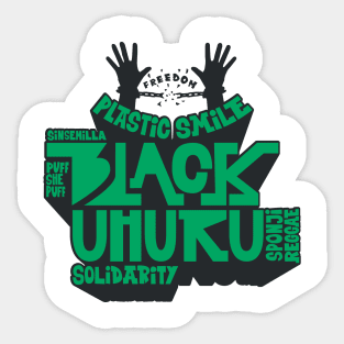 Harmony Echoes: Celebrating the Legacy of Black Uhuru Sticker